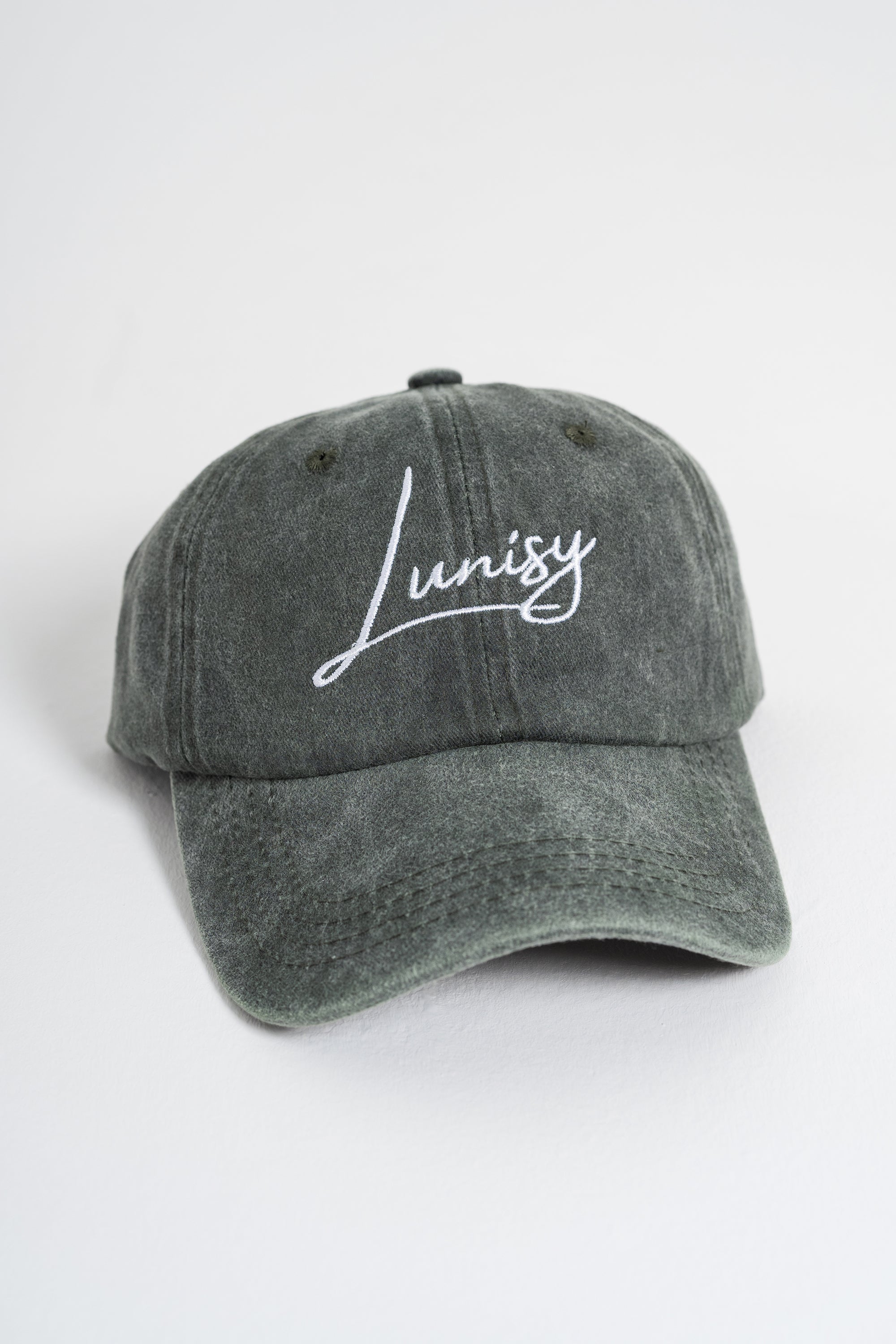 Lunisy İkonik Nakışlı Kep | Yeşil