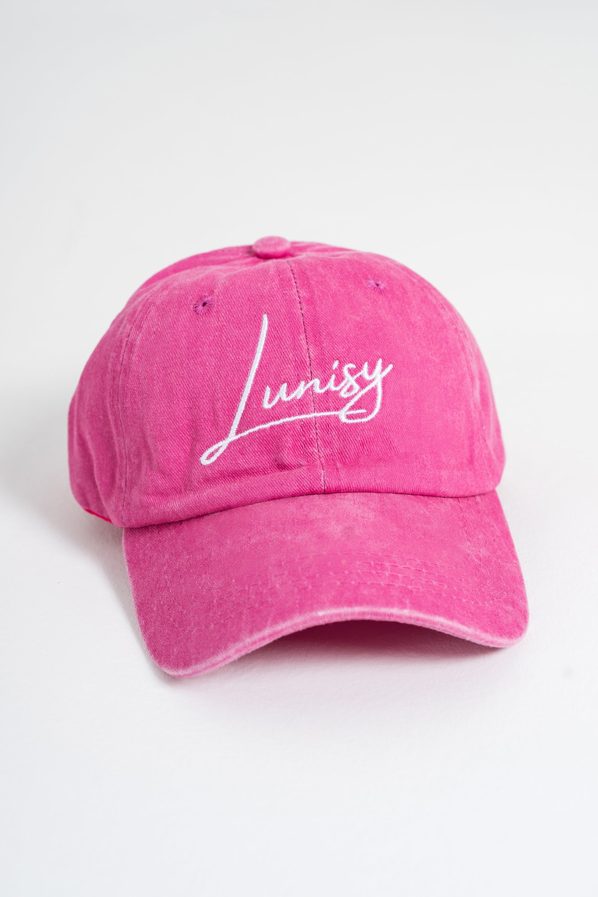 Lunisy İkonik Nakışlı Kep | Pembe