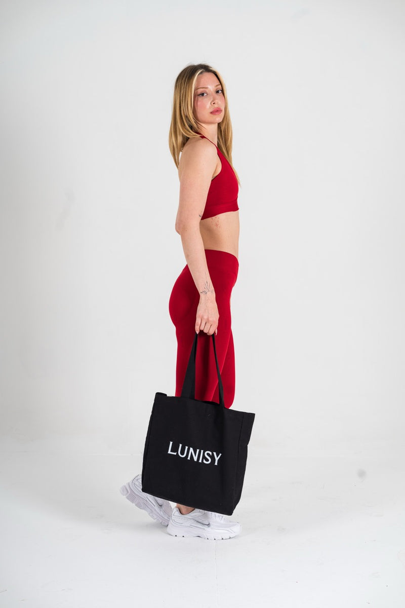 Lunisy Tote Bag | Siyah