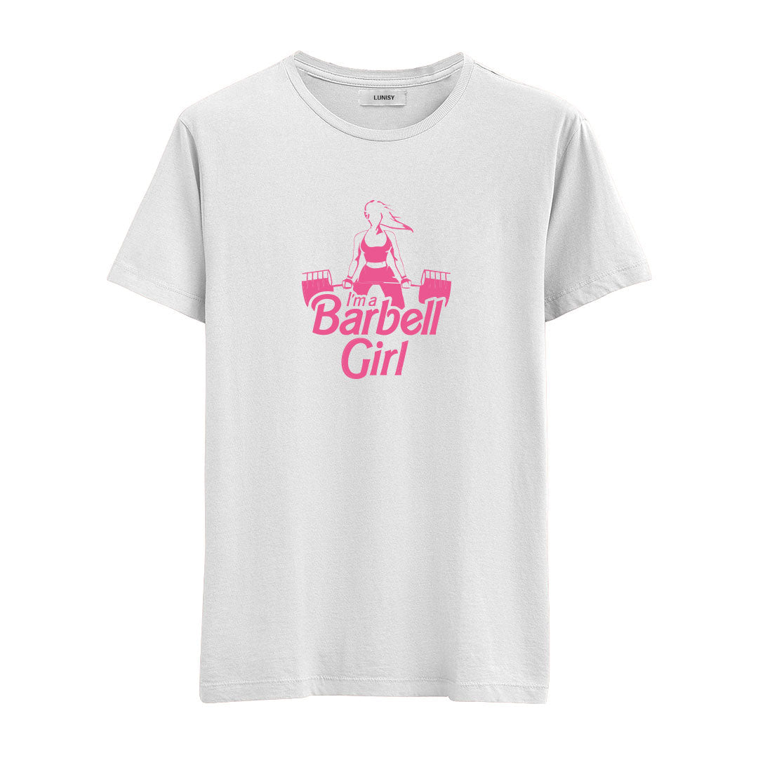BARBELL GIRL - REGULAR TSHIRT Spor ve Günlük Kombin - LUNISY