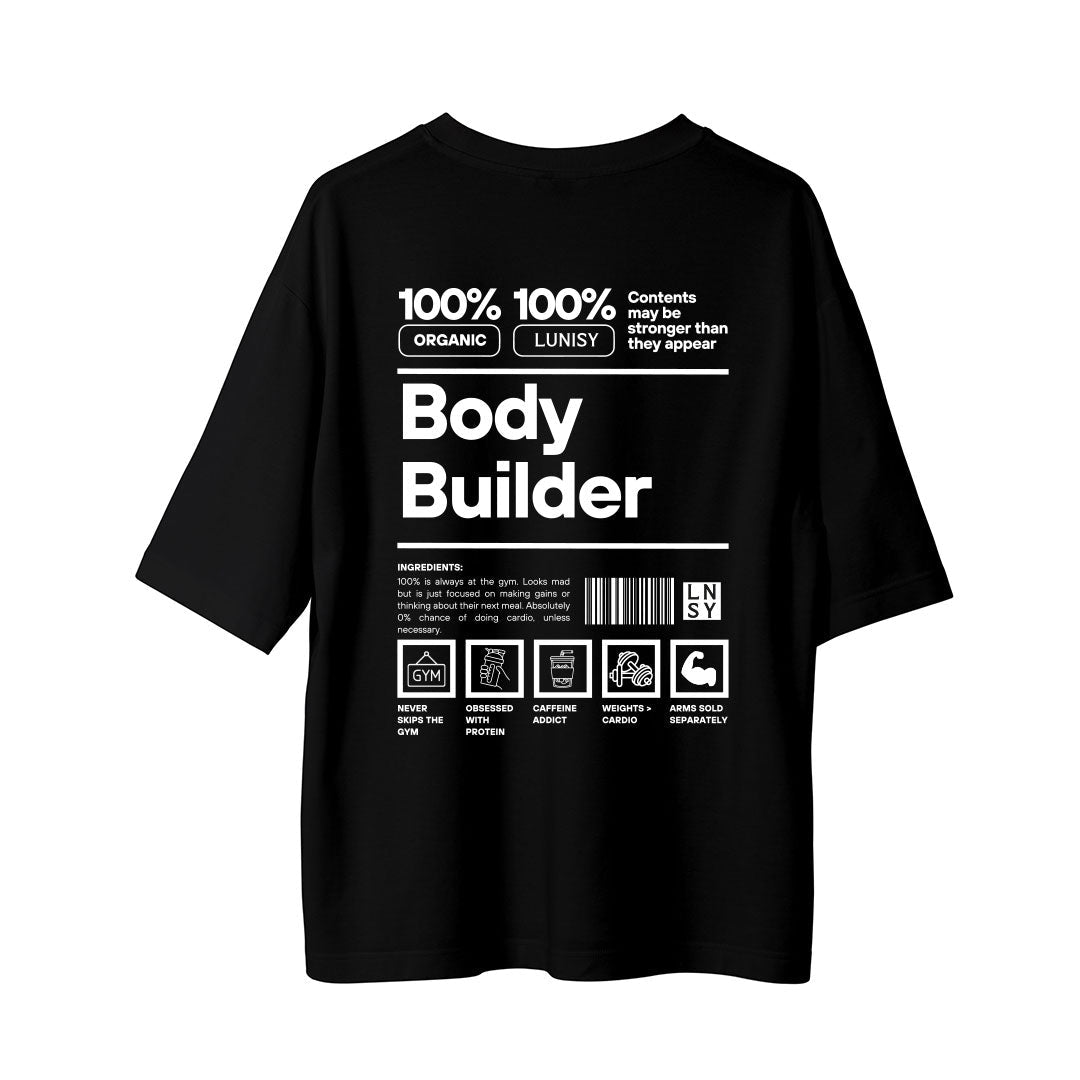 BODY BUILDER - OVERSIZE TSHIRT Spor ve Günlük Kombin - LUNISY