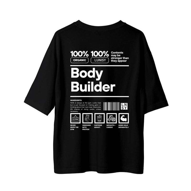 BODY BUILDER - OVERSIZE TSHIRT Spor ve Günlük Kombin - LUNISY