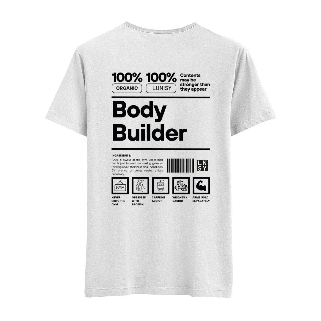 BODY BUILDER - REGULAR TSHIRT Spor ve Günlük Kombin - LUNISY