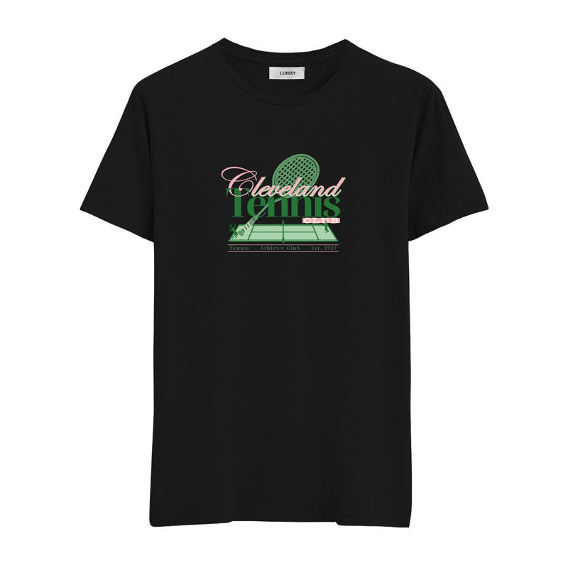 CLEVLAND TENNIS - REGULAR TSHIRT Spor ve Günlük Kombin - LUNISY