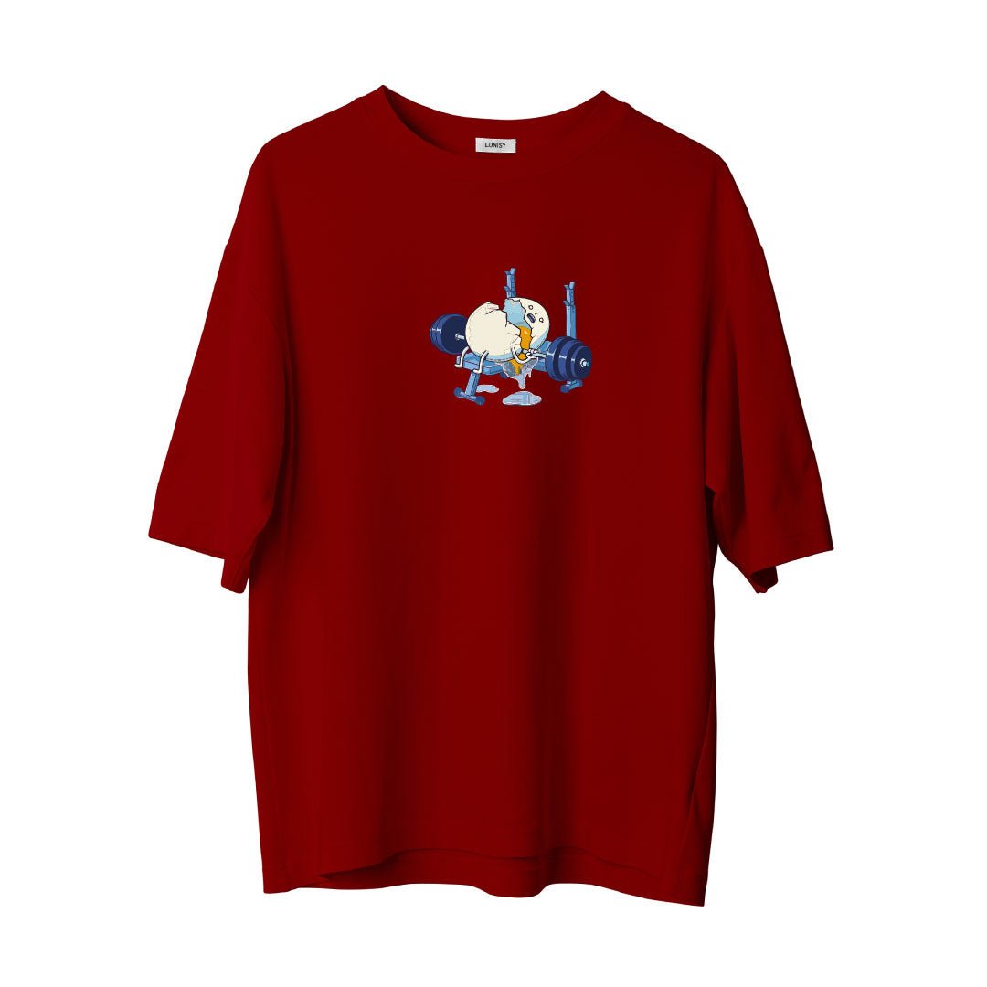 EGG GYM - OVERSIZE TSHIRT Spor ve Günlük Kombin - LUNISY