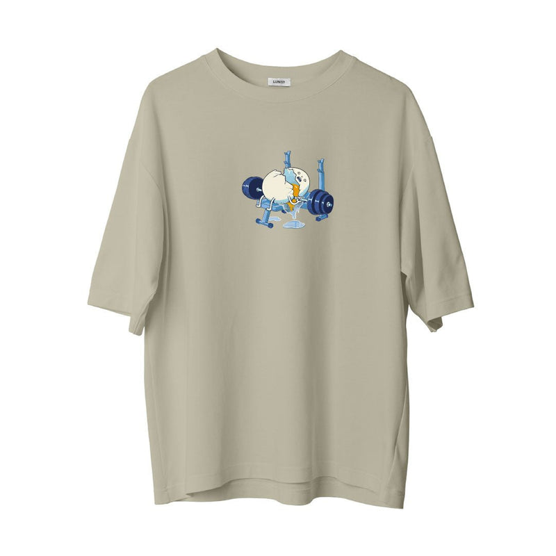EGG GYM - OVERSIZE TSHIRT Spor ve Günlük Kombin - LUNISY