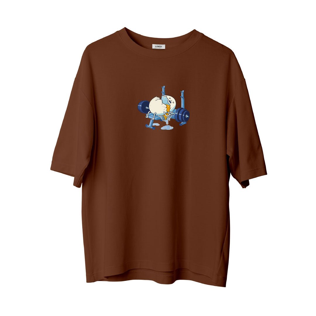EGG GYM - OVERSIZE TSHIRT Spor ve Günlük Kombin - LUNISY