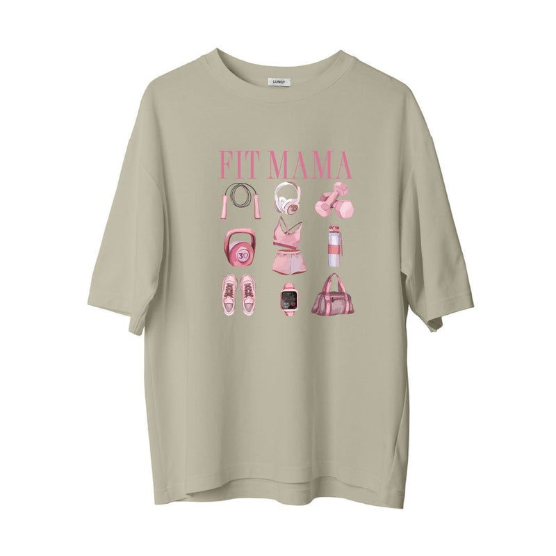 FIT MAMA - OVERSIZE TSHIRT Spor ve Günlük Kombin - LUNISY