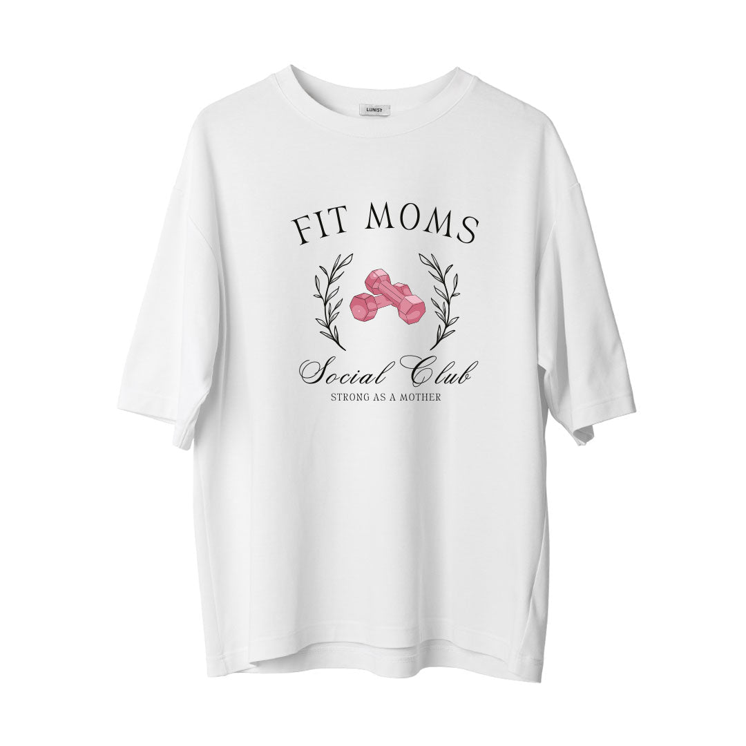 FIT MOMS - OVERSIZE TSHIRT Spor ve Günlük Kombin - LUNISY