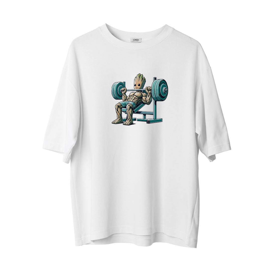 GROOT GYM - OVERSIZE TSHIRT Spor ve Günlük Kombin - LUNISY