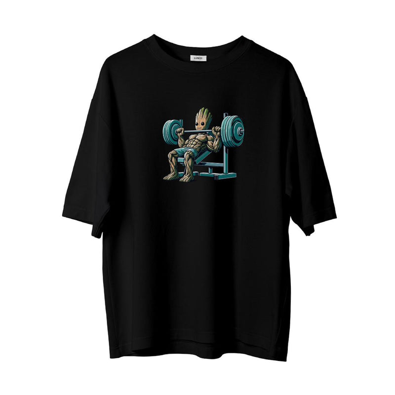 GROOT GYM - OVERSIZE TSHIRT Spor ve Günlük Kombin - LUNISY