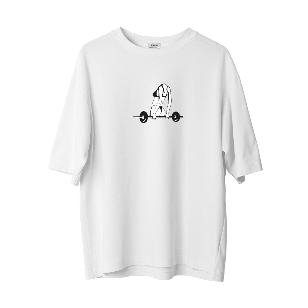 HOT GIRL - OVERSIZE TSHIRT Spor ve Günlük Kombin - LUNISY