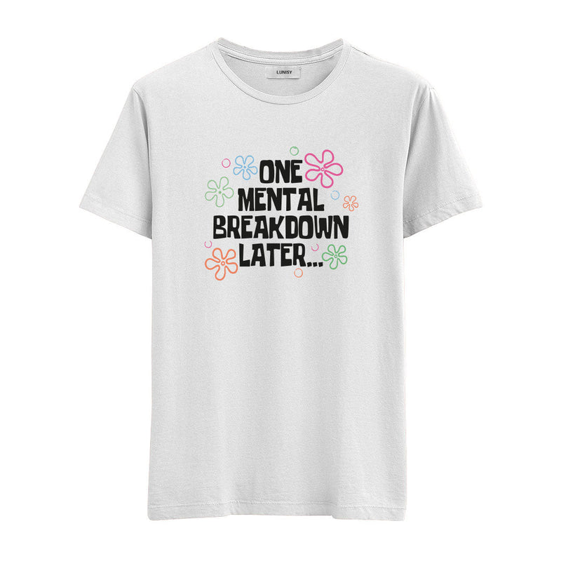 MENTAL BREAKDOWN - REGULAR TSHIRT Spor ve Günlük Kombin - LUNISY