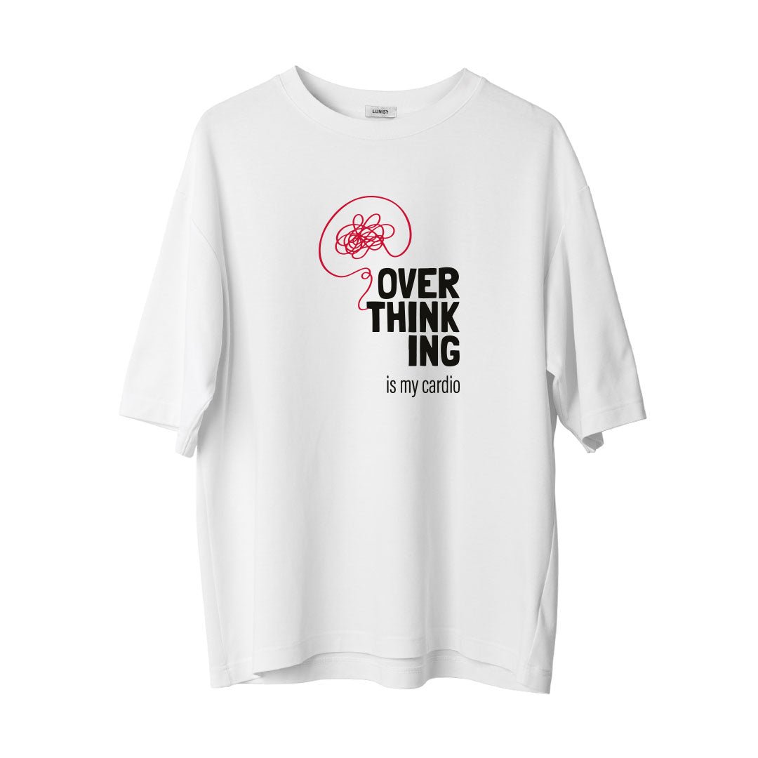 OVERTHINK CARDIO - OVERSIZE TSHIRT Spor ve Günlük Kombin - LUNISY