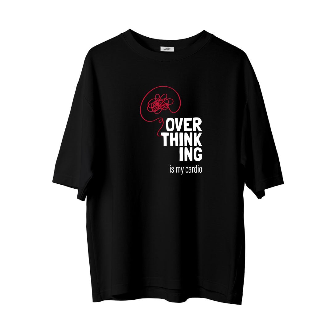 OVERTHINK CARDIO - OVERSIZE TSHIRT Spor ve Günlük Kombin - LUNISY
