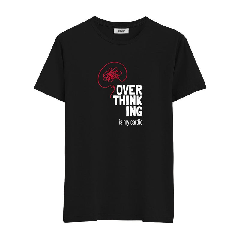 OVERTHINK CARDIO - REGULAR TSHIRT Spor ve Günlük Kombin - LUNISY