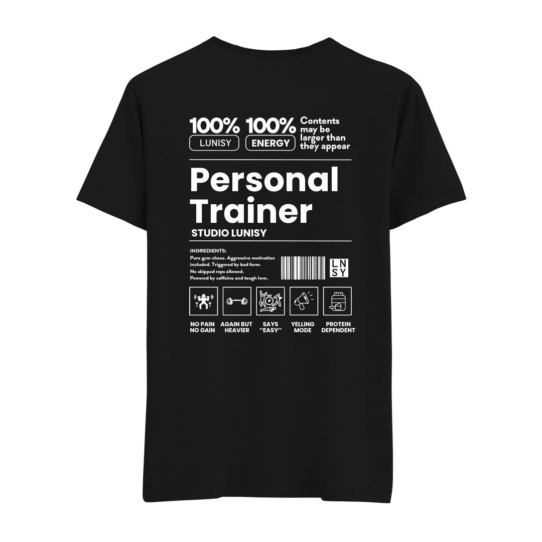 PERSONAL TRAINER - REGULAR TSHIRT Spor ve Günlük Kombin - LUNISY