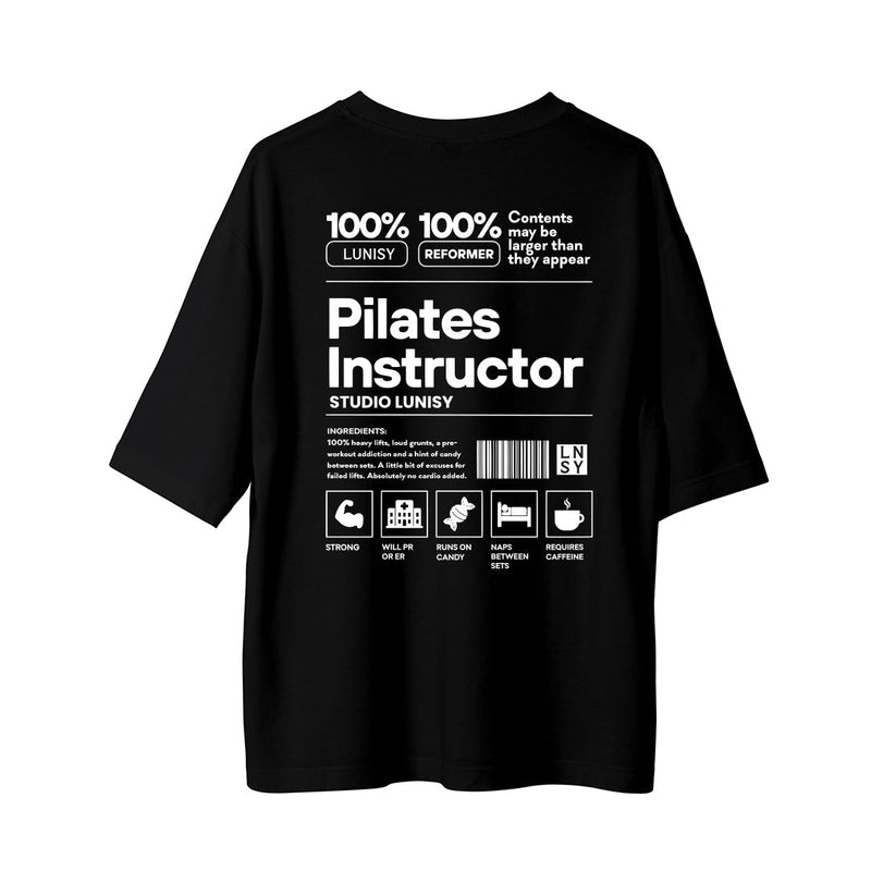 PILATES INSTRUCTOR - OVERSIZE TSHIRT Spor ve Günlük Kombin - LUNISY