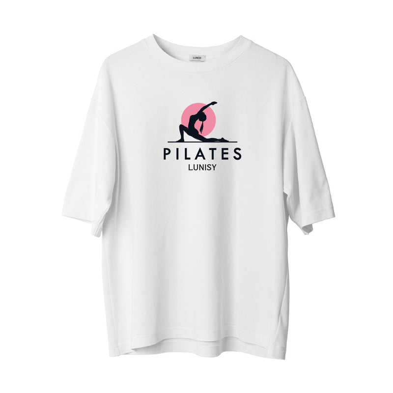PILATES - OVERSIZE TSHIRT Spor ve Günlük Kombin - LUNISY