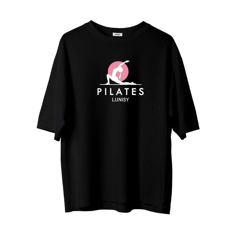 PILATES - OVERSIZE TSHIRT Spor ve Günlük Kombin - LUNISY