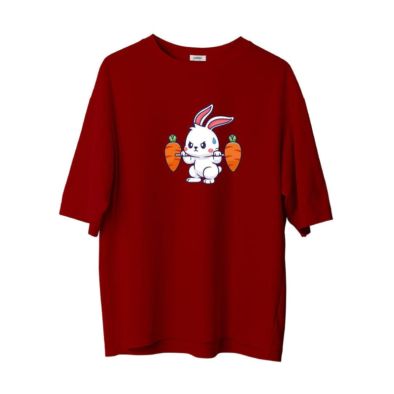 RABBIT GYM - OVERSIZE TSHIRT Spor ve Günlük Kombin - LUNISY