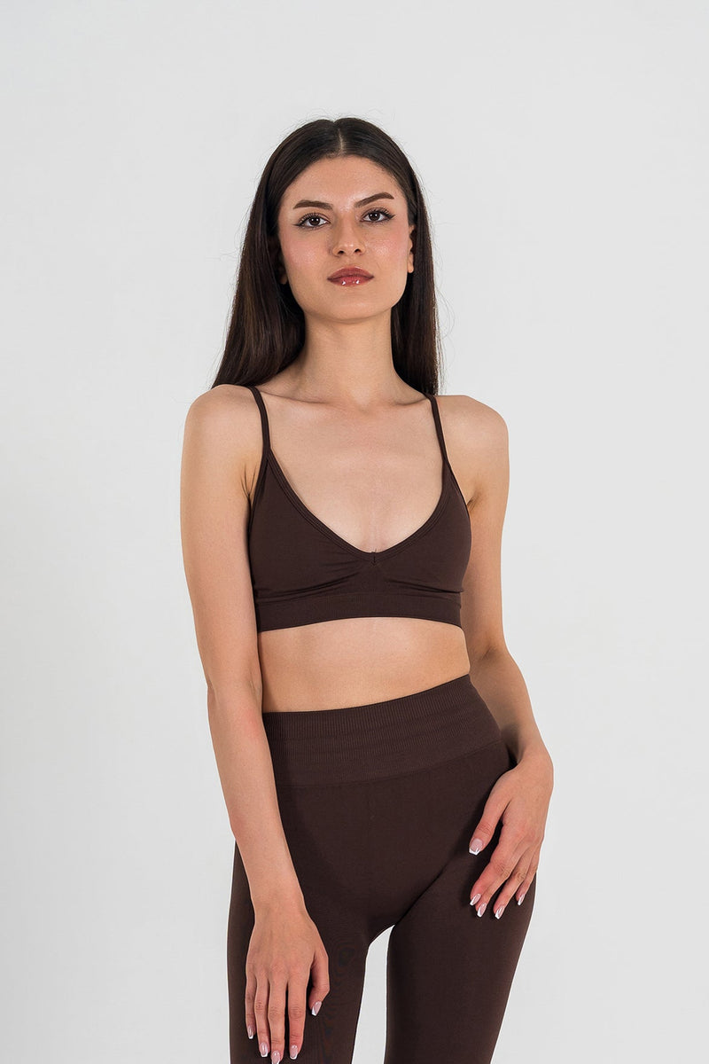 SCULPT BRA | COFFEE BEAN Spor ve Günlük Kombin - LUNISY