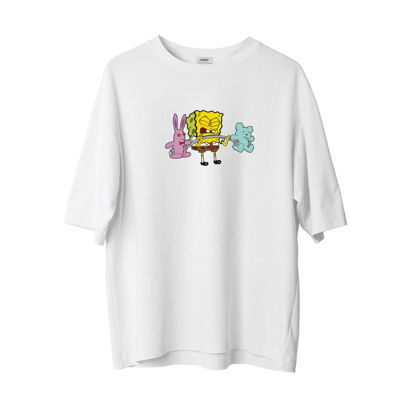 SPONGE GYM - OVERSIZE TSHIRT Spor ve Günlük Kombin - LUNISY