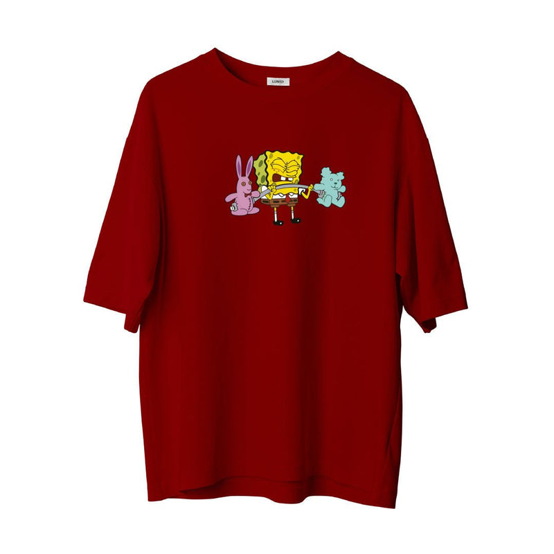 SPONGE GYM - OVERSIZE TSHIRT Spor ve Günlük Kombin - LUNISY