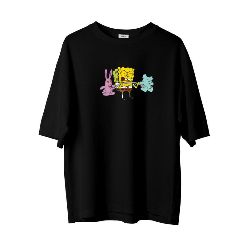 SPONGE GYM - OVERSIZE TSHIRT Spor ve Günlük Kombin - LUNISY