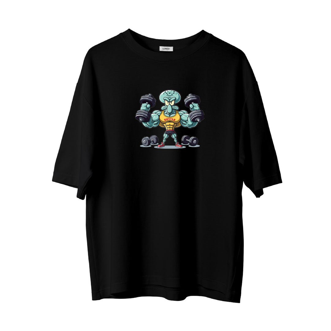 SQUIDWARD GYM - OVERSIZE TSHIRT Spor ve Günlük Kombin - LUNISY