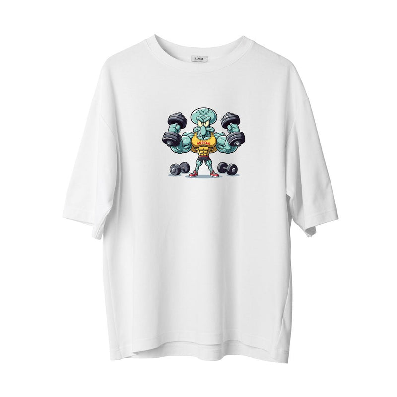 SQUIDWARD GYM - OVERSIZE TSHIRT Spor ve Günlük Kombin - LUNISY