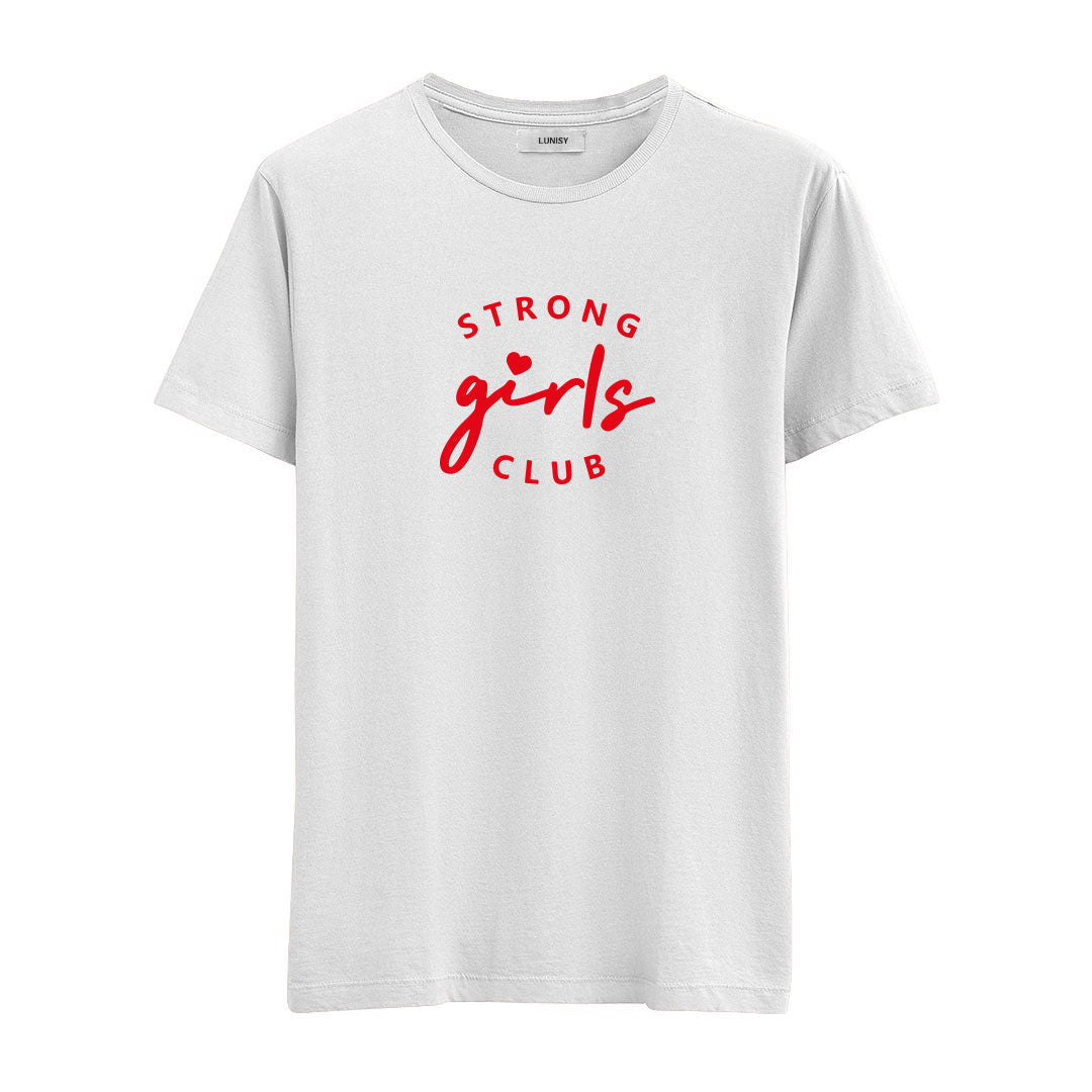 STRONG GIRLS CLUB - REGULAR TSHIRT Spor ve Günlük Kombin - LUNISY