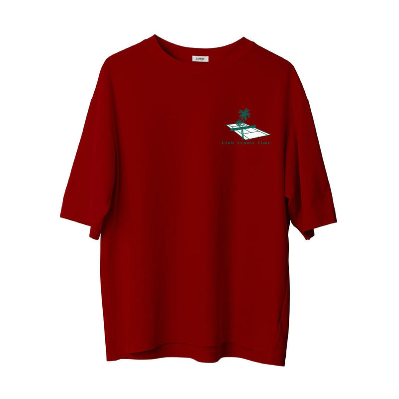 TENNIS TIME - OVERSIZE TSHIRT Spor ve Günlük Kombin - LUNISY