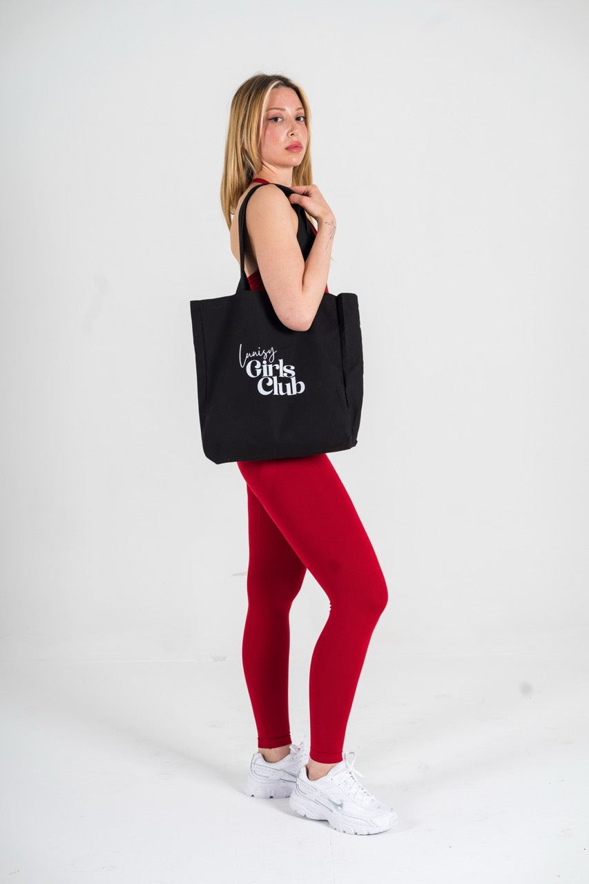 Lunisy Tote Bag | Siyah