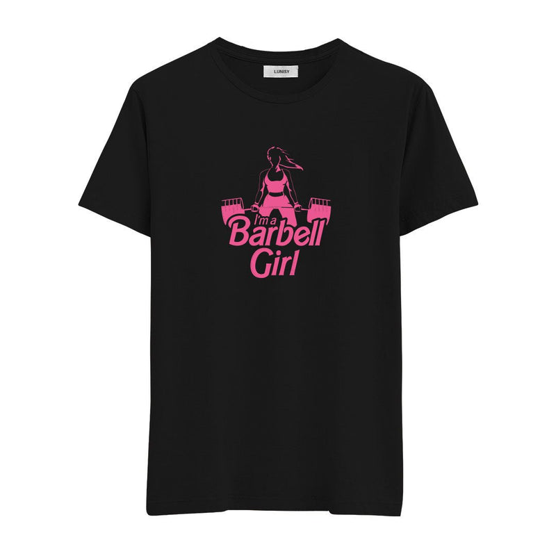 BARBELL GIRL - REGULAR TSHIRT Spor ve Günlük Kombin - LUNISY