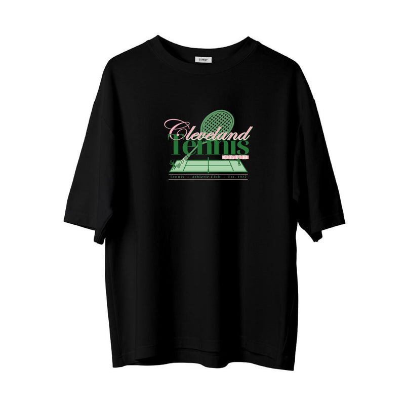 CLEVLAND TENNIS - OVERSIZE TSHIRT Spor ve Günlük Kombin - LUNISY