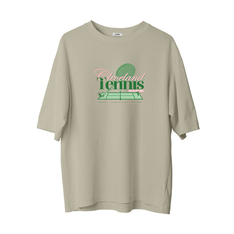 CLEVLAND TENNIS - OVERSIZE TSHIRT Spor ve Günlük Kombin - LUNISY