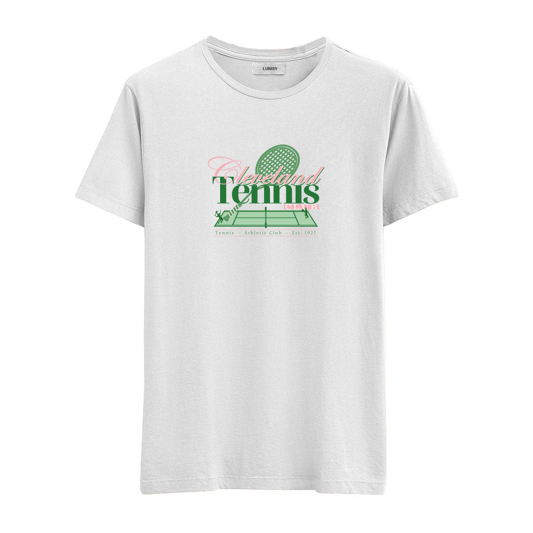 CLEVLAND TENNIS - REGULAR TSHIRT Spor ve Günlük Kombin - LUNISY