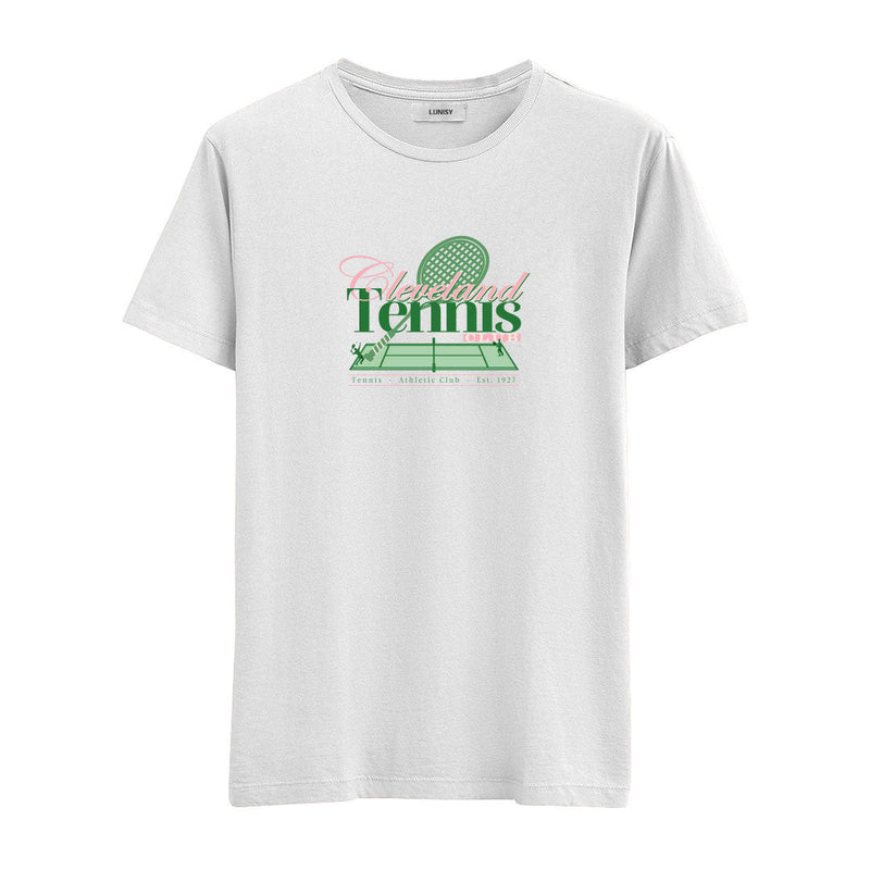 CLEVLAND TENNIS - REGULAR TSHIRT Spor ve Günlük Kombin - LUNISY