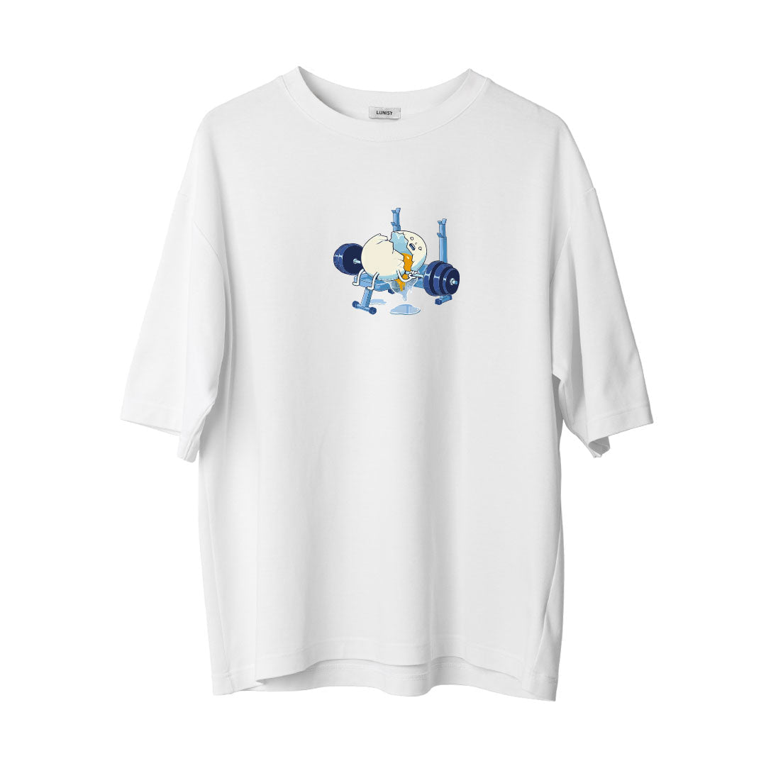 EGG GYM - OVERSIZE TSHIRT Spor ve Günlük Kombin - LUNISY