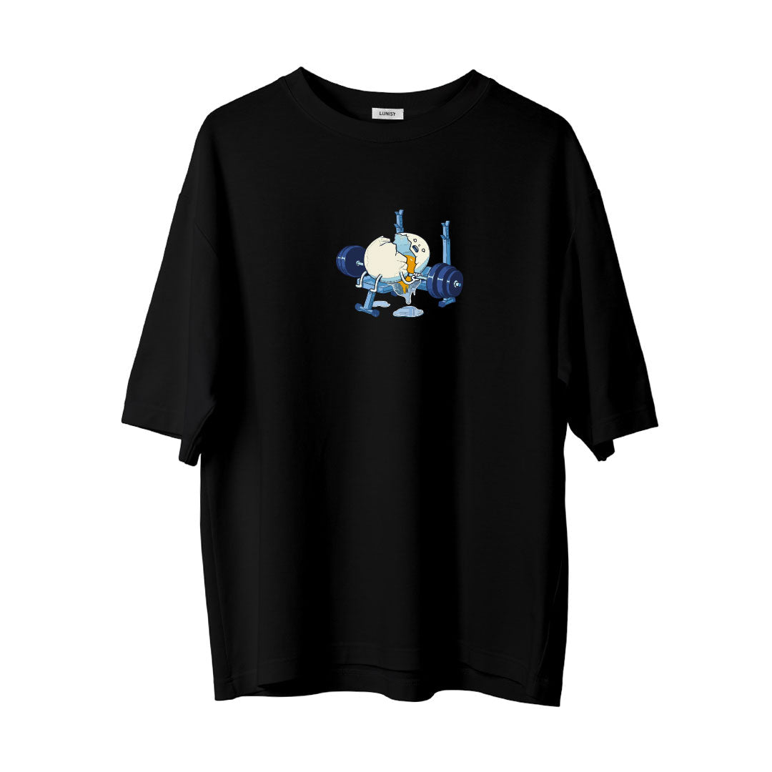 EGG GYM - OVERSIZE TSHIRT Spor ve Günlük Kombin - LUNISY