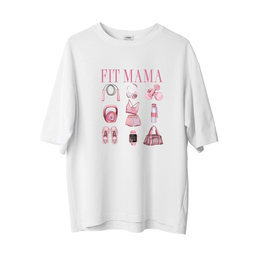 FIT MAMA - OVERSIZE TSHIRT Spor ve Günlük Kombin - LUNISY