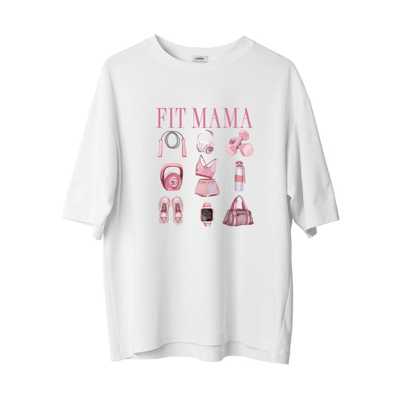 FIT MAMA - OVERSIZE TSHIRT Spor ve Günlük Kombin - LUNISY