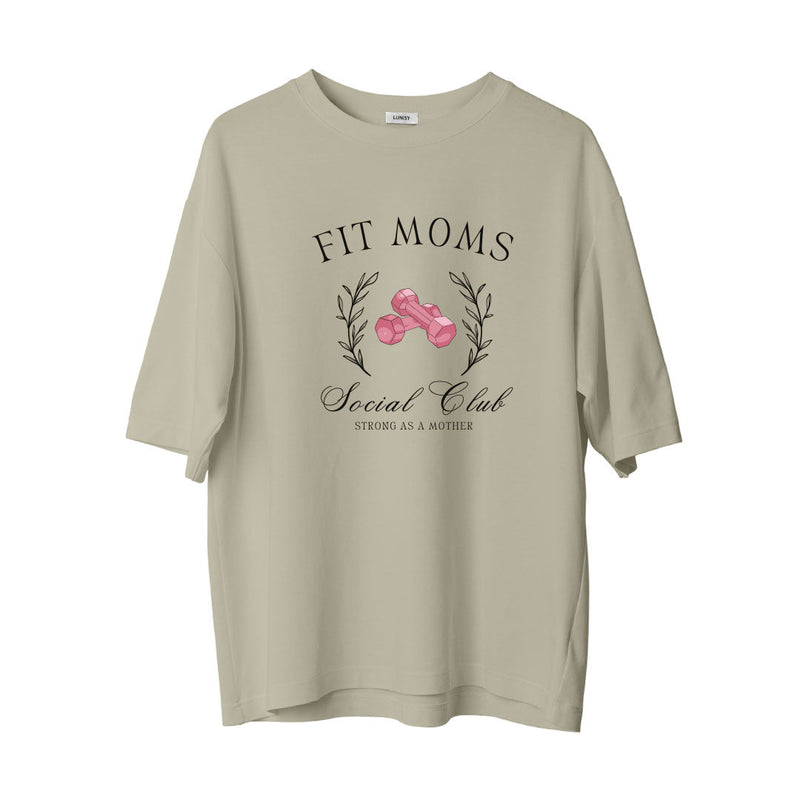 FIT MOMS - OVERSIZE TSHIRT Spor ve Günlük Kombin - LUNISY