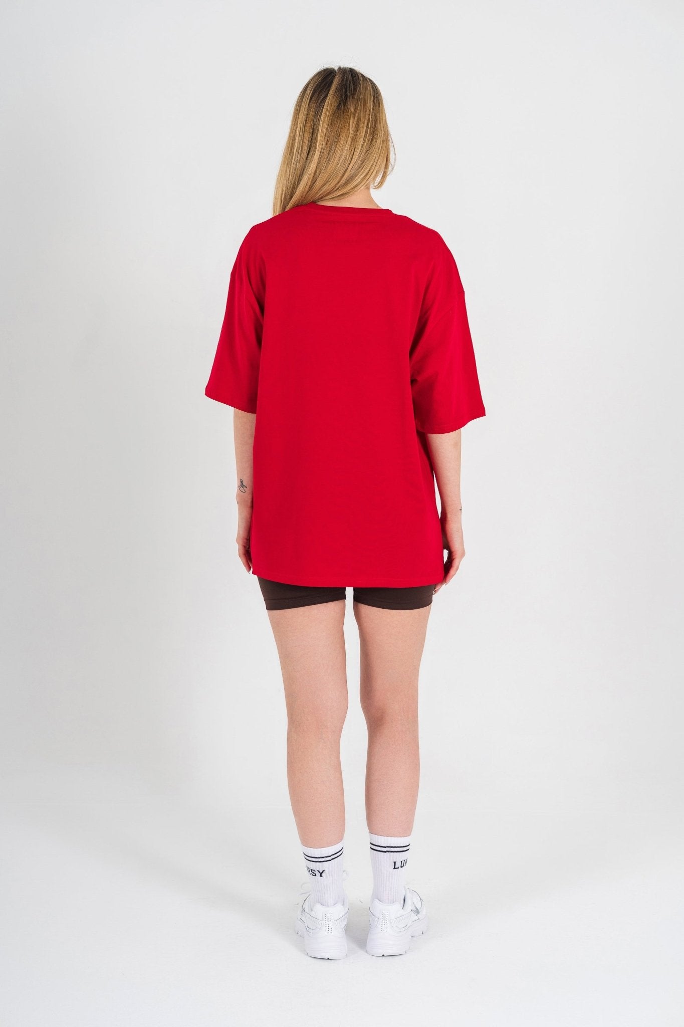 GİRLS CLUB - OVERSIZE TSHIRT Spor ve Günlük Kombin - LUNISY
