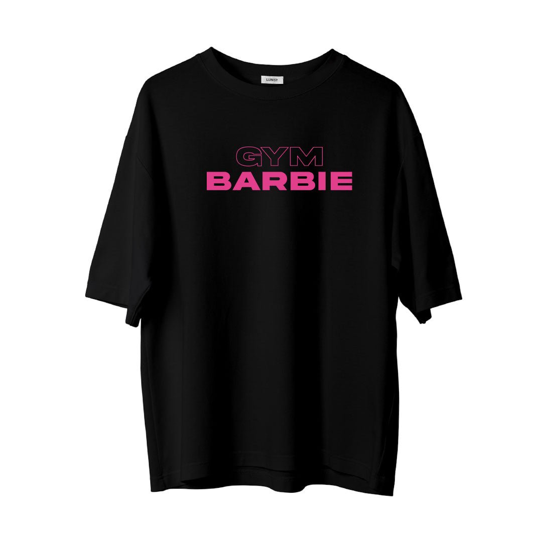 GYM BARBIE - OVERSIZE TSHIRT Spor ve Günlük Kombin - LUNISY