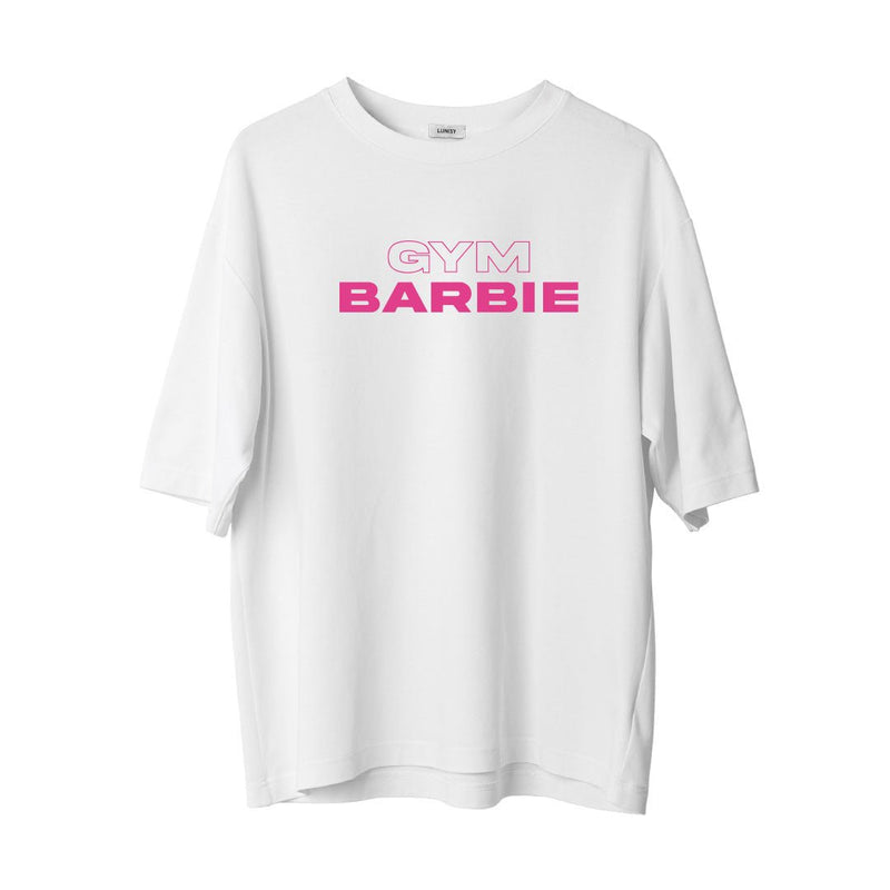 GYM BARBIE - OVERSIZE TSHIRT Spor ve Günlük Kombin - LUNISY