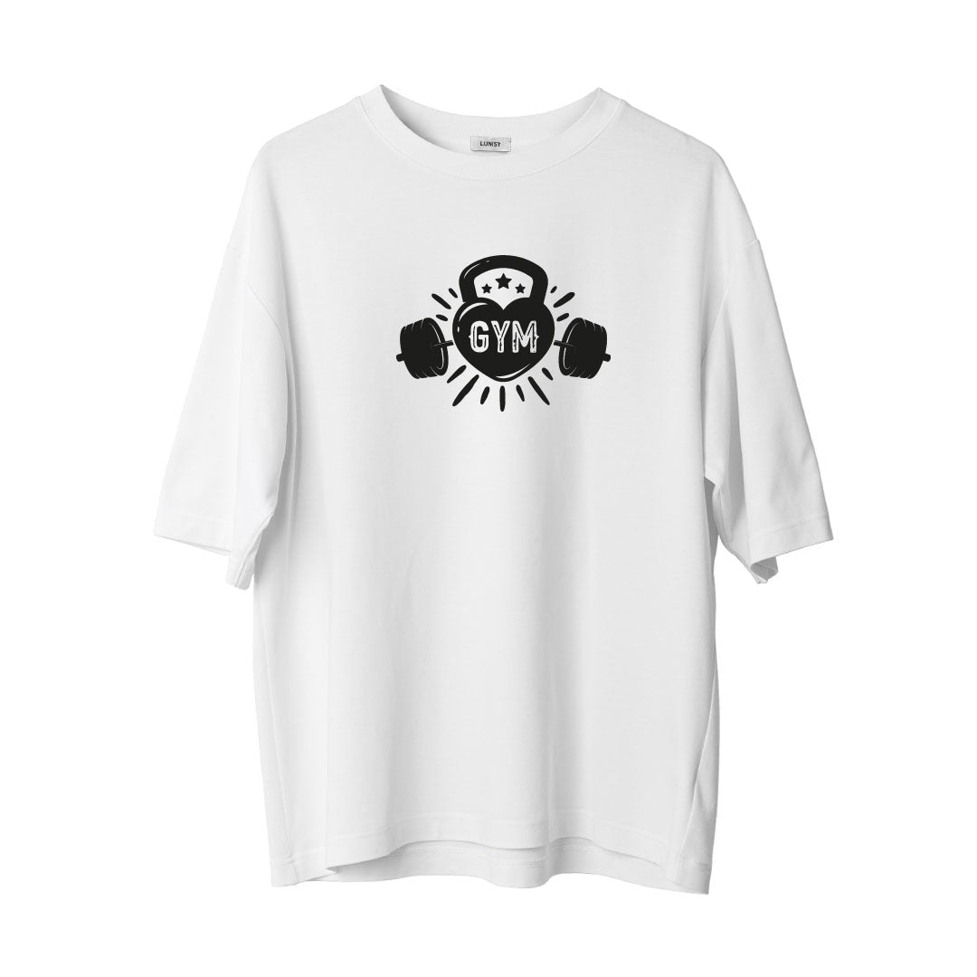GYM - OVERSIZE TSHIRT Spor ve Günlük Kombin - LUNISY