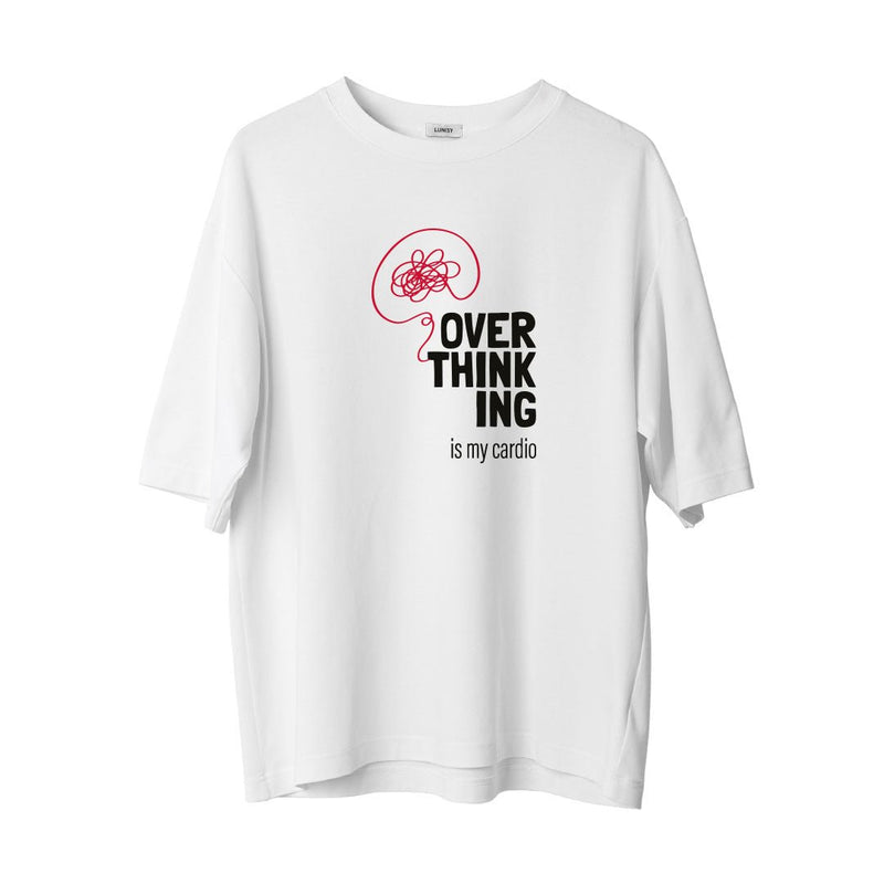 OVERTHINK CARDIO - OVERSIZE TSHIRT Spor ve Günlük Kombin - LUNISY