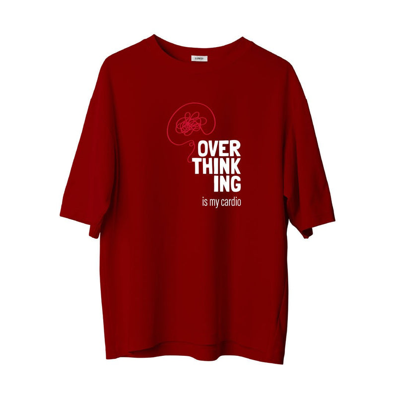 OVERTHINK CARDIO - OVERSIZE TSHIRT Spor ve Günlük Kombin - LUNISY